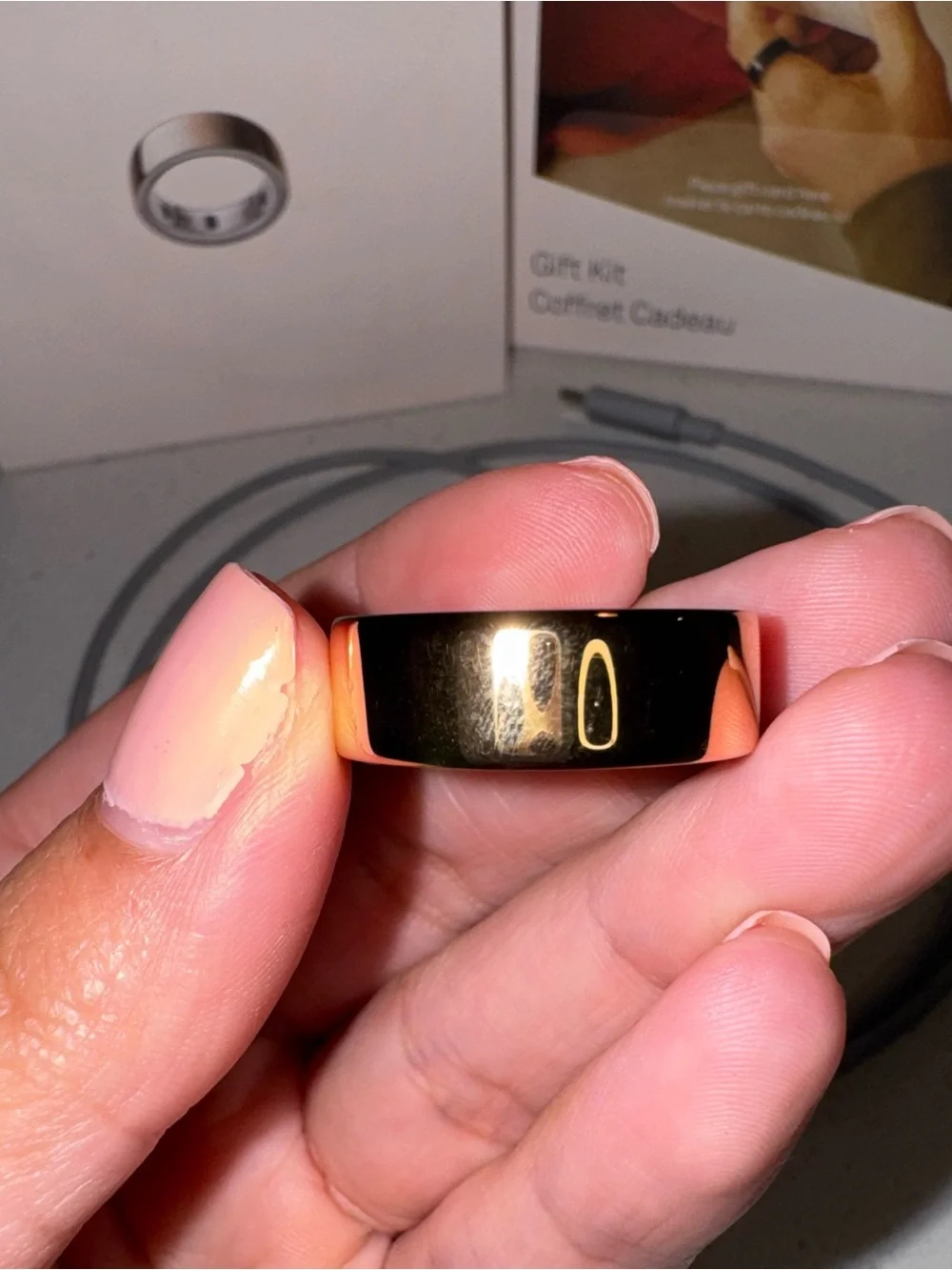 Rose Gold Oura Ring 4th Generation - Size 9